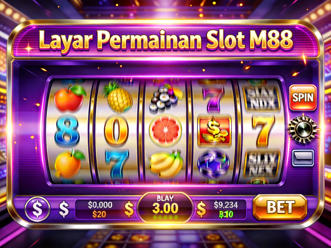 Layar Permainan Slot M88